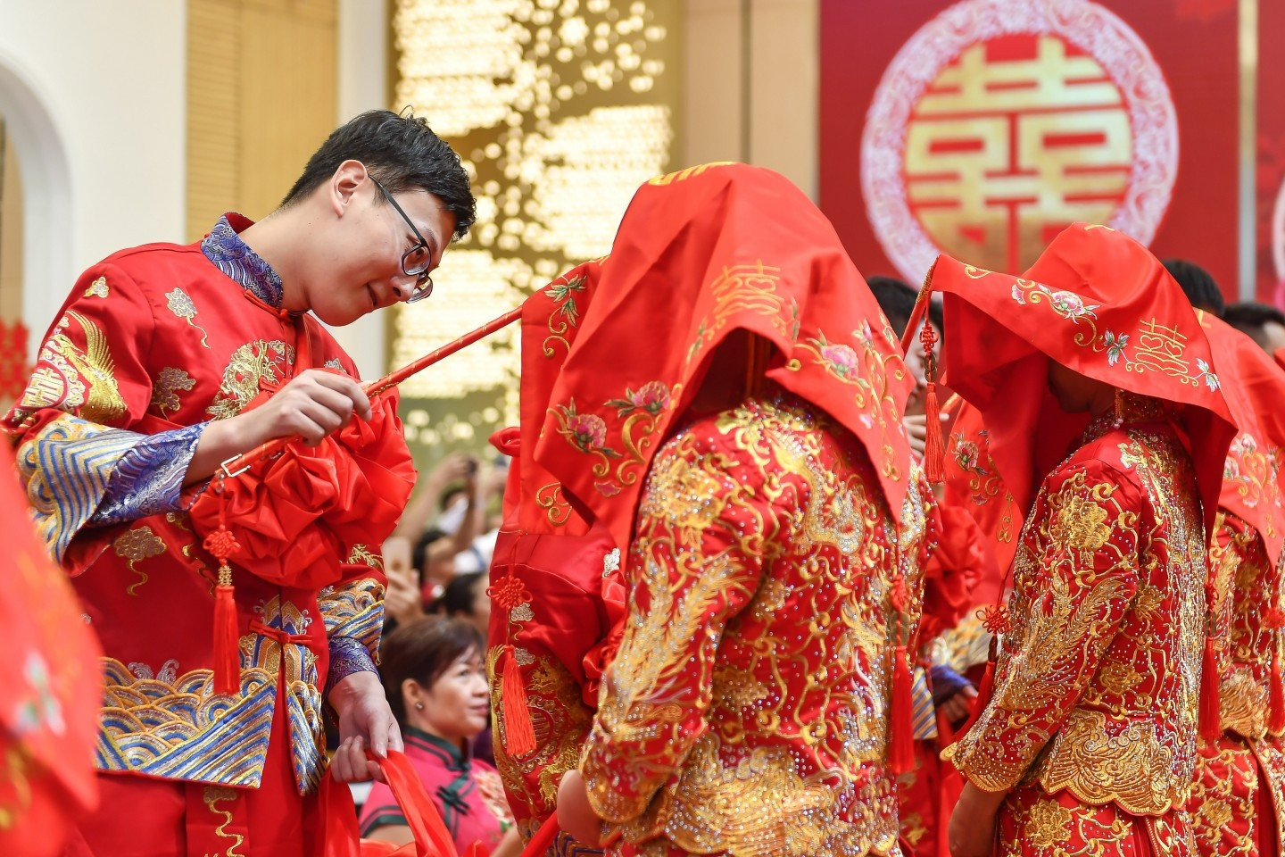 Đám cưới theo phong cách truyền thống ở Trung Quốc 