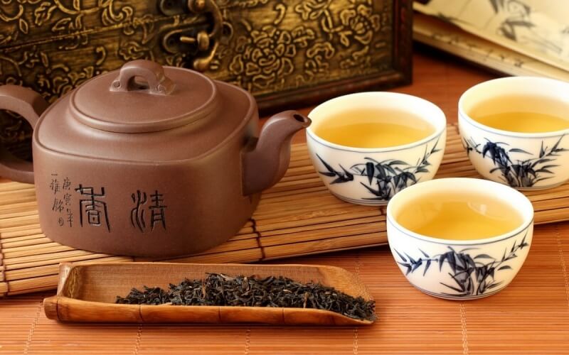 Một bộ ấm trà mang đậm nét Trung Hoa