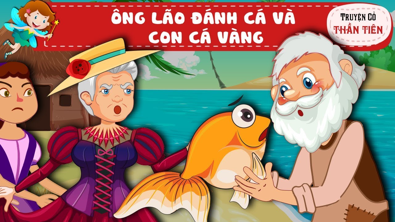 Học từ vựng tiếng Trung qua truyện cổ tích Cá Vàng Báo Ơn