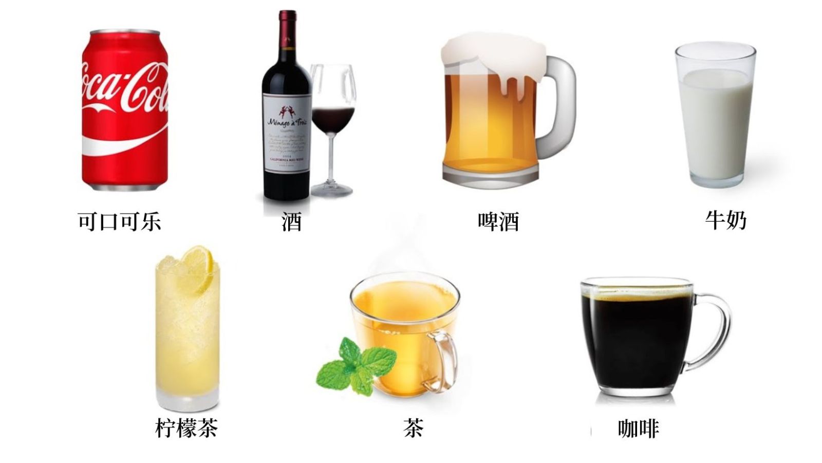 Chủ đề đồ uống trong tiếng Trung 